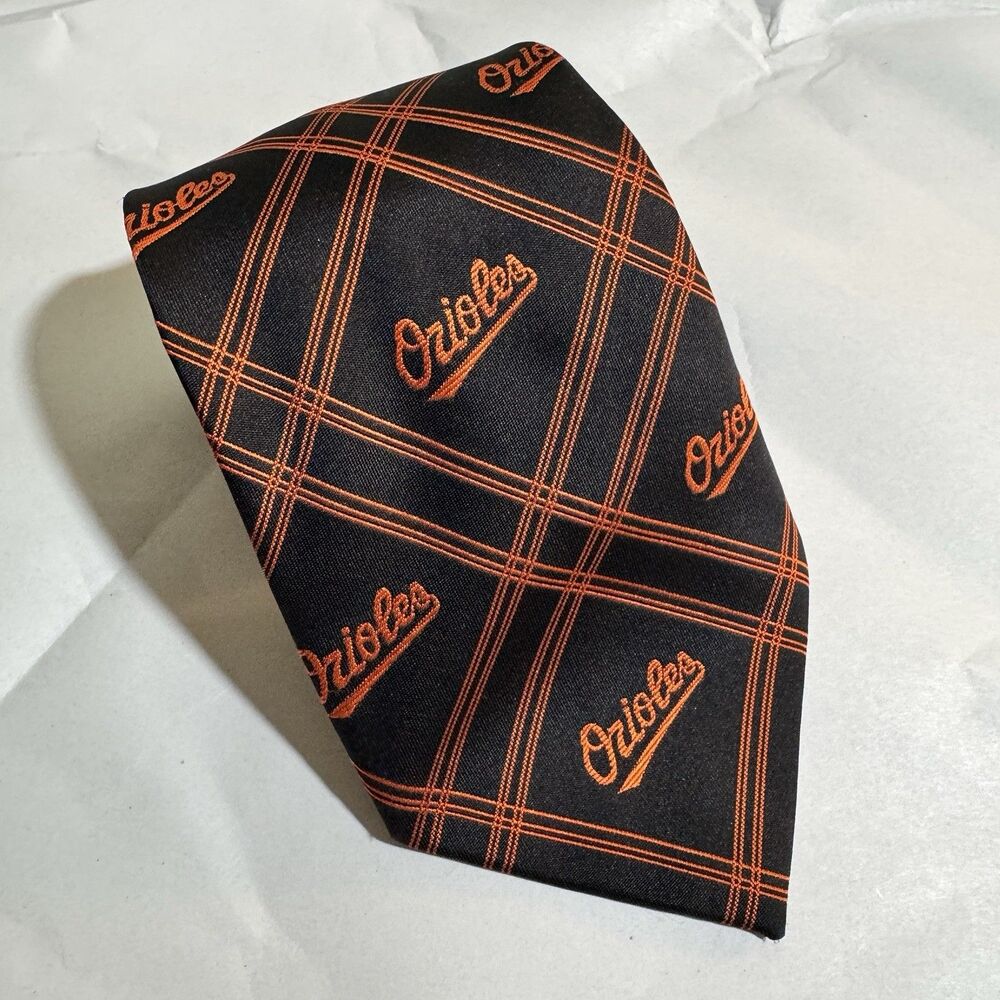Baltimore Orioles Necktie MLB Neck Tie by Eagles Wings 58"x3.5"